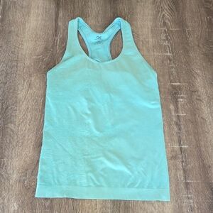 AE Athletic Essentials Women's Mint Green Raceeback Tank Top Seamless Small